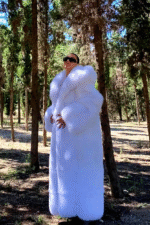 Isadora | Long Shadow White Fox Fur Coat