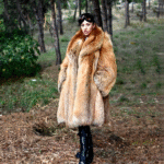 Norah | Luxury Scandinavian Gold Fox Coat With Lavish Collar