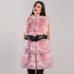 Natalie | Blue Fox Fur Vest
