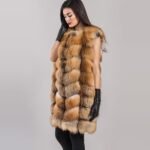 Birdie | Gold Fox Fur Vest