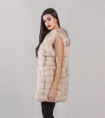 Lily | Luxury Blue Fox Fur Vest - Image 2