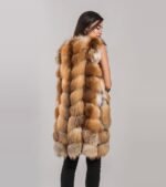 Birdie | Gold Fox Fur Vest - Image 2