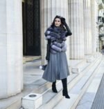 Cornelia | Fox Fur Poncho - Image 3