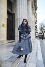 Cornelia | Fox Fur Poncho - Image 6