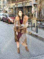 Hylda | Fox Fur Jacket With Hood