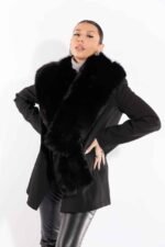 Luxury Classy Fox Fur Collar/ Cape Whole Skins