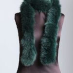 Forest Green Fox Fur Boas