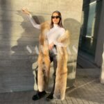 Luxury Extra Long Saga Golden Island Fox Fur Boa