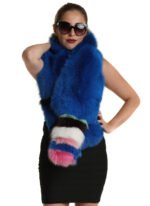 Blue Fox Fur Collar - Image 2