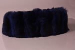 Blue Chinchilla Fur Collar Trim Muffler - Image 6