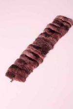 Pink Chinchilla Collar Trim Muffler