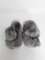 Lenora | Luxury Double Side Silver Fox Fur Costume With Fur Mittens & Fur Boots - Image 7
