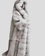 Cerese | Luxury Scandinavian Saga Blue Fox Extra Long Coat Double Sided With Internal White Rex Huge Lavish Fur Hood - Image 5