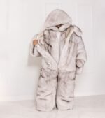 Minya | Luxury Ultimate Scandinavian Set 2 Double Sided Costumes – Fur Boots – Fur Gloves – Fur Trappers Hat
