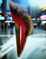 16" Inch Crow Hair Style with Wide Base and Flat Design - Image 2