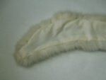 White Cream Fox Fur Collar Women's - Image 3