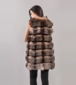 Marbell | Crystal Fox Fur Vest - Image 2