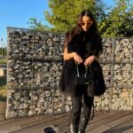 Arabella | Luxury Scandinavian Black Fox Fur Vest With Small Collar
