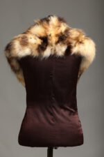 Brown Fox Fur Collar - Image 6