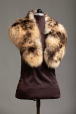 Brown Fox Fur Collar - Image 3