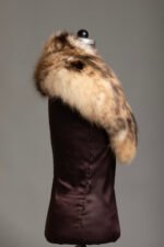 Brown Fox Fur Collar - Image 2