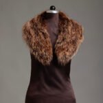 Brown Fox Fur Collar