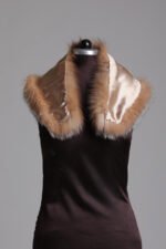 Crystal Fox Fur Shawl Collar - Image 3