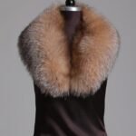Crystal Fox Fur Shawl Collar