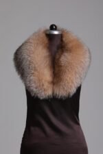 Crystal Fox Fur Shawl Collar