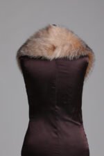 Crystal Fox Fur Shawl Collar - Image 4