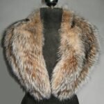 Crystal Fox Fur Collar Women's