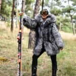 Leanna | Saga Silver Fox Fur Jacket With Hood