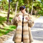 Lana | Luxury Saga Golden Island Fox Fur Coat With Huge Frontal Shawl Collar