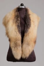 Golden Island Fox Fur Shawl Collar