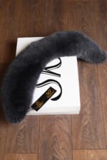 Gray Fox Fur Collar - Image 9
