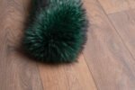 Green Fox Fur Collar - Image 6