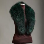 Green Fox Fur Collar - Image 5