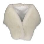 White Fox Fur Etol With Whole Skin