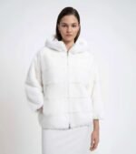 Sakura | Luxury Scandinavian White Mink Fur Cape – Jacket