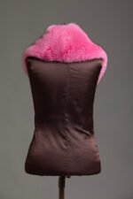 Pink Fox Fur Collar - Image 3