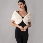 Storme | White Mink Fur Stole