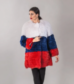 Genevieve | Multicolor Fox Fur Jacket