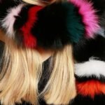 Rainbow Fox Fur Scarf