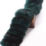 Green Chinchilla Collar Trim Muffler
