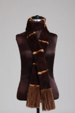 Sheared Nutria Fur Scarf