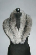 Silver Fox Fur Collar Women's