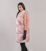 Natalie | Blue Fox Fur Vest - Image 2