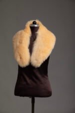 Light Brown Fox Fur Collar - Image 2