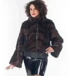 Mahogany Mink Fur Bomber