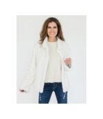 White Mink Fur Jacket